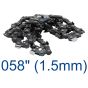 Chainsaw Chain - 3/8" Pitch / 058" (1.5mm) Gauge