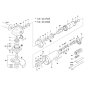 Pneumatic Angle Grinder Assembly for Bosch 0 607 352 113