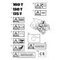 Decal and Plates - 1 Assembly for Winget 100T Cement Mixers