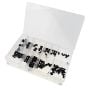 Assorted Socket Set Screws Sizes: M4-M10 - Approximately 220 in a Box