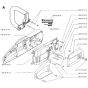 Chassis / Frame Assembly for Husqvarna 1200 Electric Chainsaws