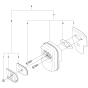 Muffler Assembly for Husqvarna 120 Mark II Chainsaws