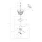 Cylinder Piston for Husqvarna 122 C Trimmer/ Edgers