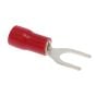 Red Pre-Insulated Spade Terminals - 5.30mm (Pack of 50) - 0-001-04