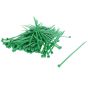 Green High Grade Cable Ties 4.8mm x 200mm, 100 Pack