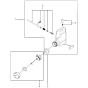 Oil Tank Assembly for Husqvarna 125 Chainsaw