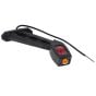 RH Red/White/Amber LED Long Oblique Outline Marker Lamp - 12/24V - 0-172-75