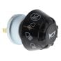 Rotary Off/Side/Dip/Main Headlamp Switch with Horn Push - Each - 0-645-70