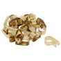 Brass P Cable Clips for 25mm diameter cable (Pack of 25) - 0-003-59