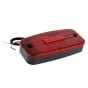 Red LED Rectangular Rear Marker Lamp - 12/24V - Each - 0-170-65