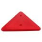 Red Reflector Triangle, Two-Hole Fixing (Pack of 4) - 0-229-00