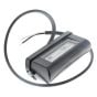 Black Plastic LED Number Plate Lamp - 12/24V - Each - 0-453-80