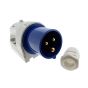 16A 230V Blue Surface-Mounted Plug - Each - 0-684-66