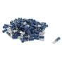 Blue Pre-Insulated Blade Terminals - 6.30mm Pack of 100 - 2-001-13