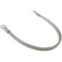 375mm Round Tinned Copper Bonding Strap - 24/9/0.30mm 110A - Each