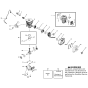 Engine Assembly For Husqvarna 125B Leaf Blowers