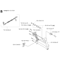 Handle & Controls Assembly For Husqvarna 125BT Leaf Blowers