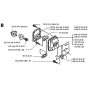 Muffler for Husqvarna 125RD Brushcutters