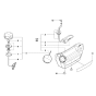 Fuel Tank Assembly For Husqvarna 130BT Leaf Blowers