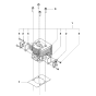 Cylinder Assembly For Husqvarna 130BT Leaf Blowers