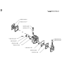 Carburetor Details Assembly For Husqvarna 132HBV Leaf Blowers