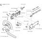 Handle & Controls for Husqvarna 132RJ Brushcutters