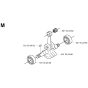 Crankshaft for Husqvarna 133R Brushcutters