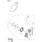 Starter Assembly for Husqvarna 135 Chainsaw