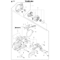 Chain Brake & Clutch Cover Assembly for Husqvarna 135e Triobrake Chainsaws