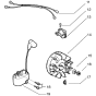 Ignition System Assembly for Husqvarna 136 Chainsaw