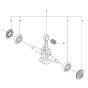 Crankshaft Assembly for Husqvarna 140 Chainsaw