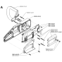 Chassis / Frame Assembly for Husqvarna 1400 Electric Chainsaws