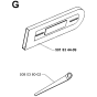 Accessories Assembly for Husqvarna 1400 Electric Chainsaws