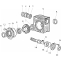 Gearbox Assembly for Belle 1400 Series Pro Trowel (600) 