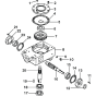 Gearbox Assembly for Belle 1400 Series Pro Trowel (900) 