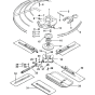 Gearbox & Spider Assembly for Belle 1400 Series Pro Trowel (900) 