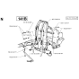 Harness Assembly For Husqvarna 141B Leaf Blowers