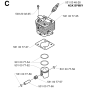 Cylinder Piston for Husqvarna 142R Brushcutters