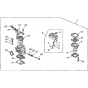 Carburettor Assembly for Husqvarna 143AE15 Earth Auger