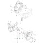 Crankcase Assembly for Husqvarna 143RST Brushcutter