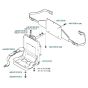 Harness Assembly for Husqvarna 145 BT Blower