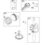 Crankshaft, Cylinder and Piston Assembly for Briggs and Stratton Model No. 14D932-0115-F1 Vertical Shaft Engine