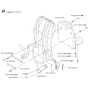 Harness Assembly For Husqvarna 155B Leaf Blowers