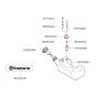 Fuel Tank Assembly for Husqvarna 155 BT Blower