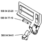 Handle Assembly for Husqvarna 1600 Electric Chainsaws