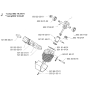 Cylinder Piston Assembly for Husqvarna 16H Hedge Trimmers