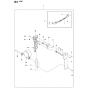 Handle & Controls Assembly For Husqvarna 180BT Leaf Blowers