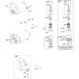 Electrical Starter Assembly for Briggs and Stratton Model No. 356777-3137-G1 Vertical Shaft Engine