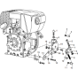 Speed Control for Bowdencable Assembly for Hatz 1B20 Diesel Engine