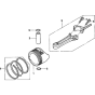 Piston/Connecting Rod Assembly for Honda GCV160A Engines